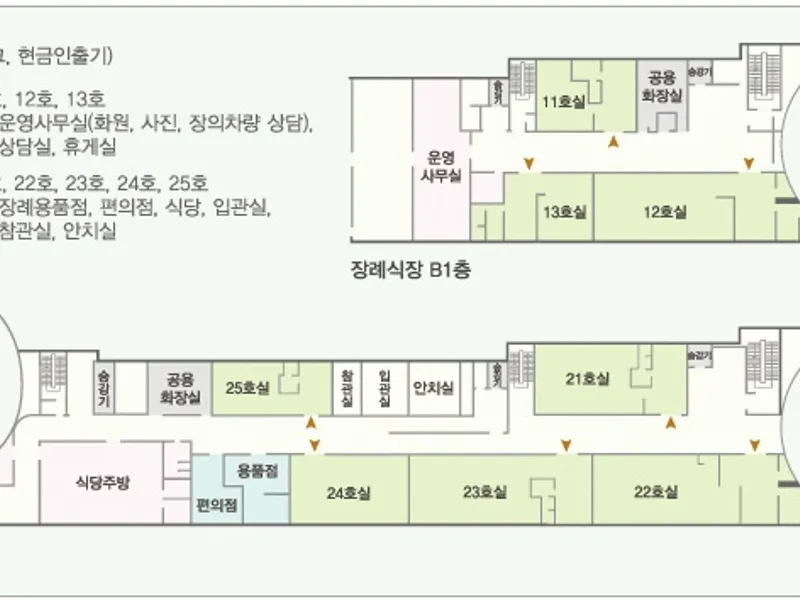 강동경희대학교병원장례식장 - 서울 지역 장례식장 전경 및 빈소 안내