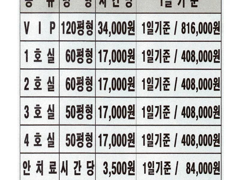 송산장례식장 장례식장 빈소, 안치실 등 내부 시설 상세 사진 3