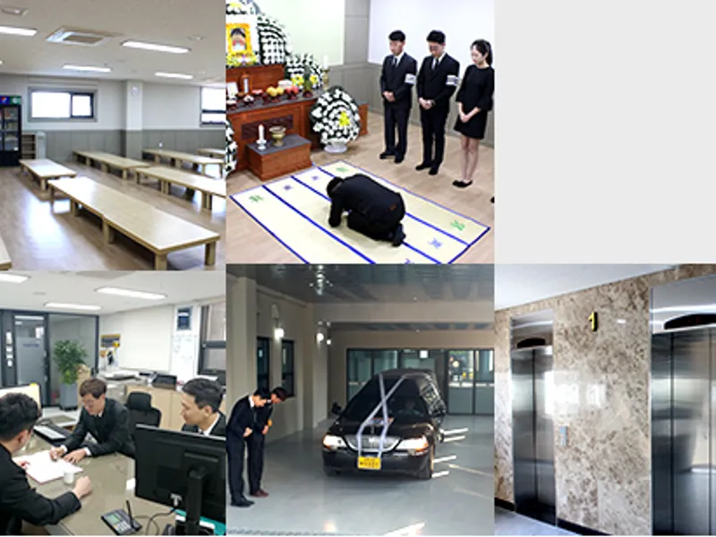 원주의료원장례식장 장례식장 외관 전경 및 주차장 상세 사진 1
