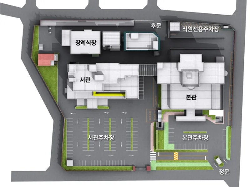 원주의료원장례식장 장례식장 빈소, 안치실 등 내부 시설 상세 사진 2