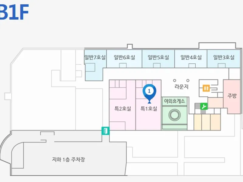 동남권원자력의학원장례식장 장례식장 빈소, 안치실 등 내부 시설 상세 사진 4