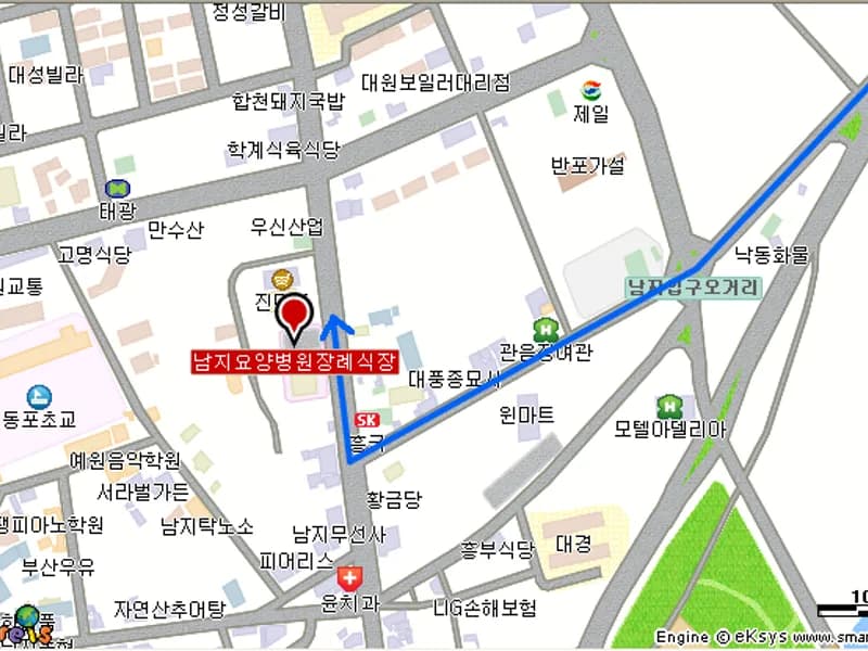 남지요양병원장례식장 장례식장 빈소, 안치실 등 내부 시설 상세 사진 2
