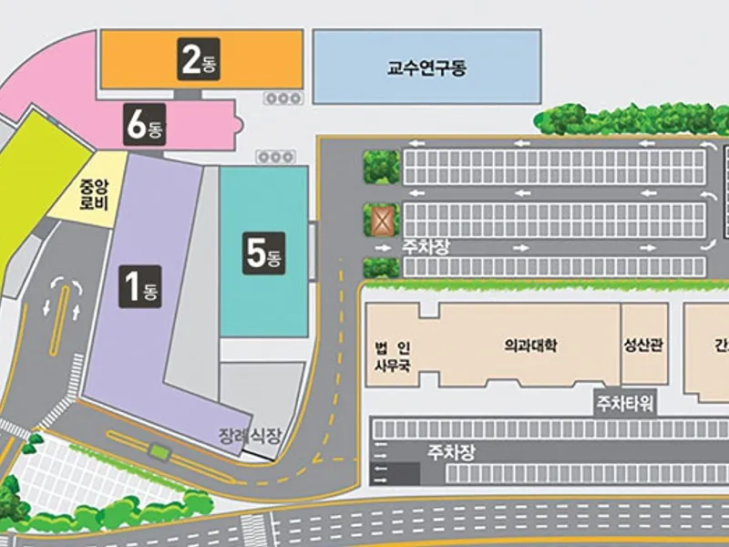 고신대병원 장례식장 장례식장 외관 전경 및 주차장 상세 사진 1